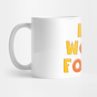 Colorful Yellow & Orange NO WOKE FOLKS Mug